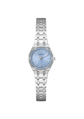 GUESS USA crystal-embellished 24mm watch - Blue