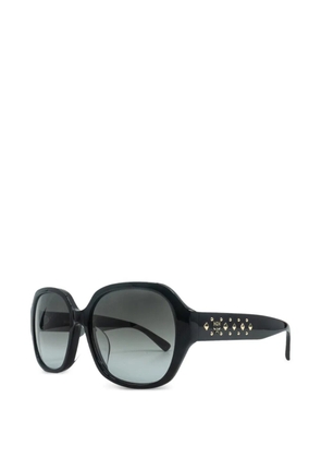 MCM stud-embellished geometric-frame sunglasses - Black