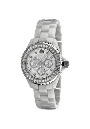 OCEANAUT round-face 39mm watch - White