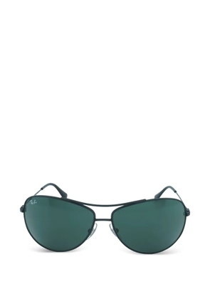 Ray-Ban polarized pilot-frame sunglasses - Black