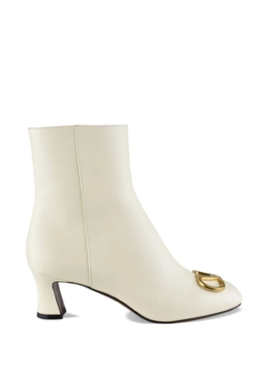 Valentino Garavani VLogo leather boots - Neutrals