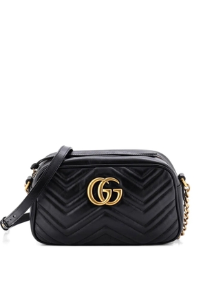 Gucci Pre-Owned GG Marmont Shoulder Bag Matelasse Leather Small crossbody bag - Black