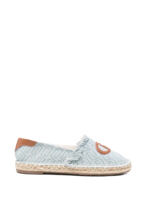 LIU JO monogram-print espadrilles - Blue