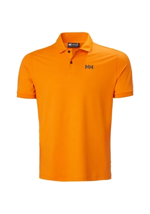 Helly Hansen logo-print short-sleeve polo shirt - Orange