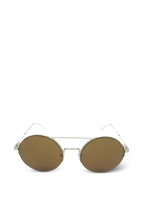MCM double-bridge round-frame sunglasses - Gold