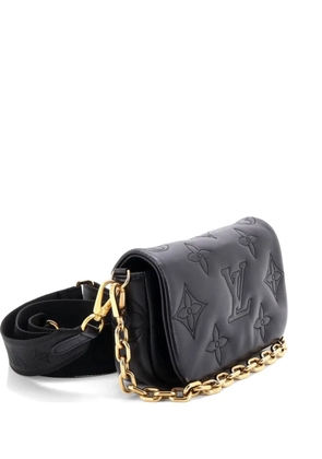 Louis Vuitton Pre-Owned Wallet on Strap Bubblegram Leather crossbody bag - Black