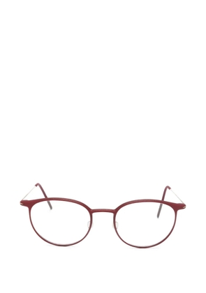 Orgreen Take Me Out round-frame glasses - Red