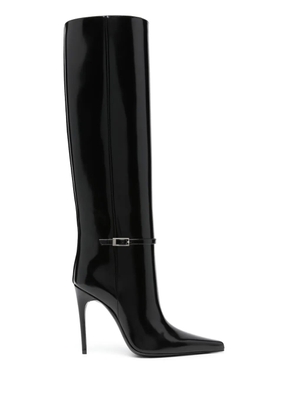 Saint Laurent Vendome 110mm buckled boots - Black
