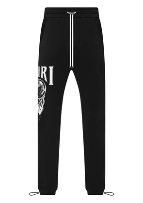 AMIRI graphic-print cotton track pants - Black