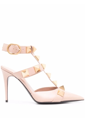 Valentino Garavani Roman Stud pointed pumps - Pink