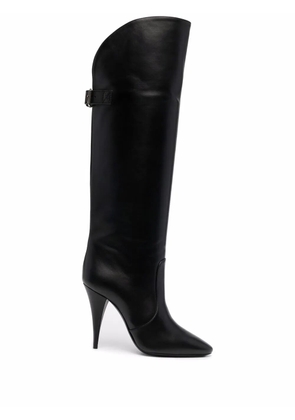 Saint Laurent knee-high 110mm Harper boots - Black