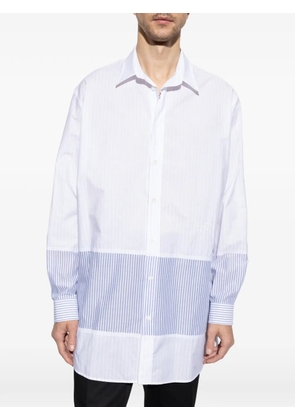 MM6 Maison Margiela stripe-pattern cotton shirt - White
