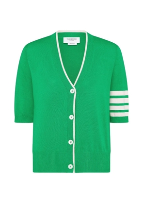 Thom Browne 4-bar short-sleeve cardigan - Green