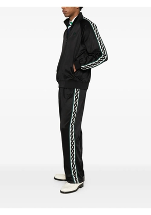 Drôle De Monsieur side-stripe track pants - Black