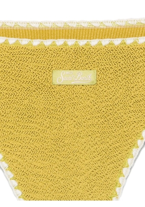 MC2 Saint Barth Naomi crochet-knit bikini - Green