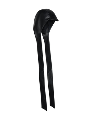 Jean Paul Gaultier leather hood - Black