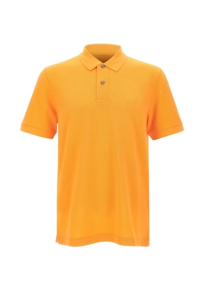 BOSS embroidered-logo piqué polo shirt - Orange