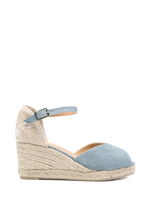 Castañer Bianca wedge espadrilles - Blue