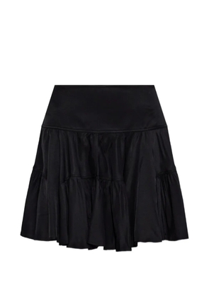 IRO Amelia tiered ruffled mini skirt - Black