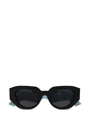 Gucci Eyewear geometric-frame sunglasses - Black