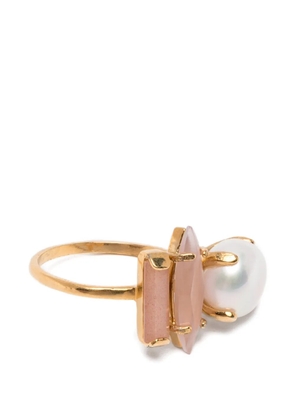 Wouters & Hendrix pearl-embellishment ring - Gold