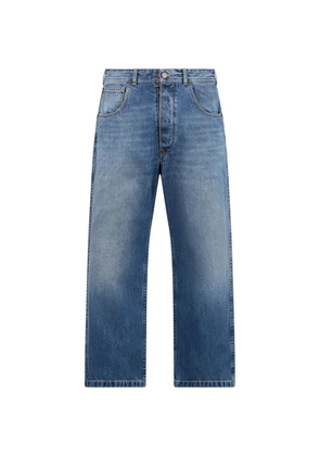 Maison Margiela buckle-strap jeans - Blue