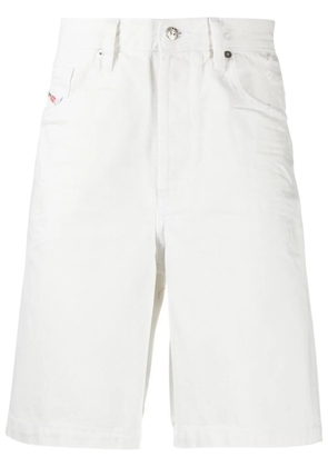 Diesel knee-length denim shorts - White