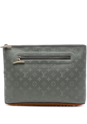 Louis Vuitton Pre-Owned 2018 Monogram Titanium Pochette Cosmos clutch bag - Grey