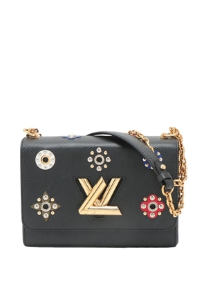 Louis Vuitton Pre-Owned 2017 Epi Mechanical Flowers Twist MM crossbody bag - Black