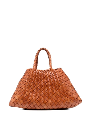 DRAGON DIFFUSION woven leather tote bag - Brown