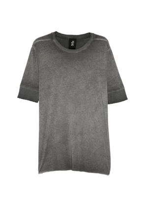 Thom Krom cold-dye ribbed-trim T-shirt - Grey