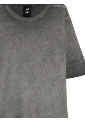 Thom Krom cold-dye ribbed-trim T-shirt - Grey