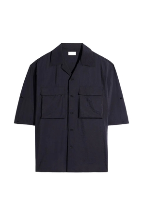LEMAIRE flap pocket short sleeve shirt - Black