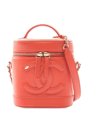 CHANEL Pre-Owned 2019 CC Lambskin Case vanity bag - Red