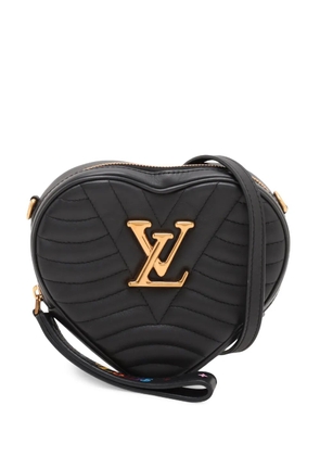 Louis Vuitton Pre-Owned 2019 Leather New Wave Heart crossbody bag - Black