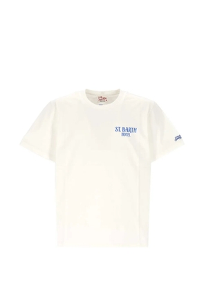 MC2 Saint Barth logo-print cotton T-shirt - White