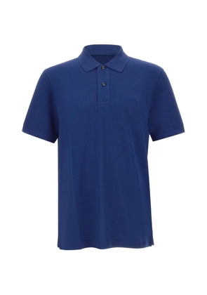 BOSS Pallas cotton-piqué polo shirt - Blue