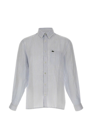 Lacoste striped linen shirt - Blue