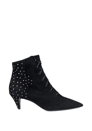 Saint Laurent Kiki pointed-toe boots - Black