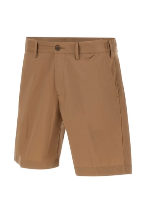 Perfection elastic-insert chino shorts - Brown