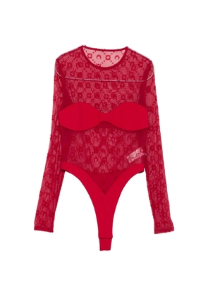 Marine Serre logo-pattern body - Red