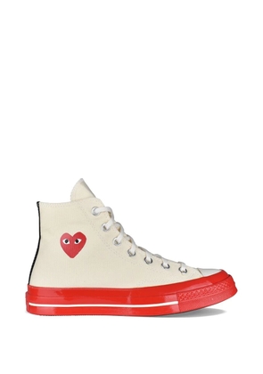 Comme Des Garçons Play x Converse x Converse heart-logo high-top sneakers - Neutrals