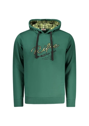 RIFLE logo-detail drawstring hoodie - Green