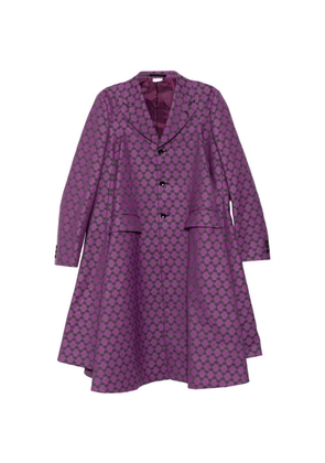 Comme des Garçons Homme Plus geometric-pattern single-breasted coat - Pink