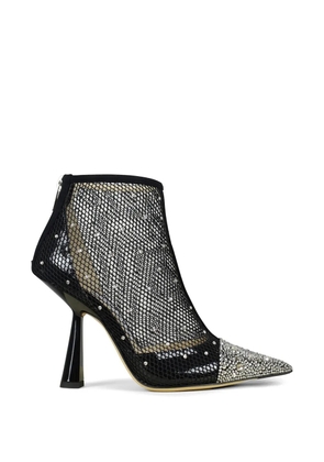Jimmy Choo Kix crystal-embellished ankle boots - Black