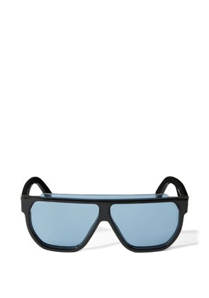 Off-White Earth geometric-frame sunglasses - Black