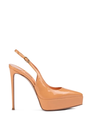 Le Silla Uma slingback heeled pumps - Orange