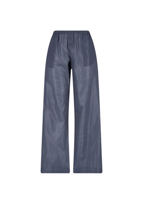 Paloma Wool elasticated-waist wide-leg trousers - Blue