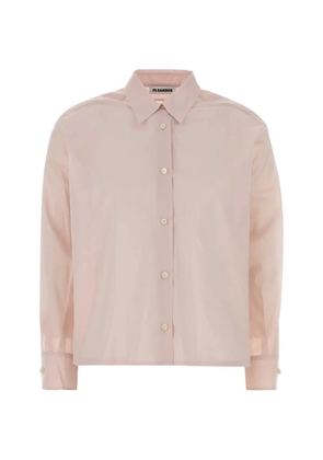 Jil Sander long-sleeve cotton shirt - Pink