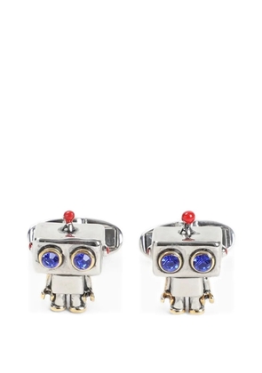 Paul Smith robot-motif cufflinks - Silver